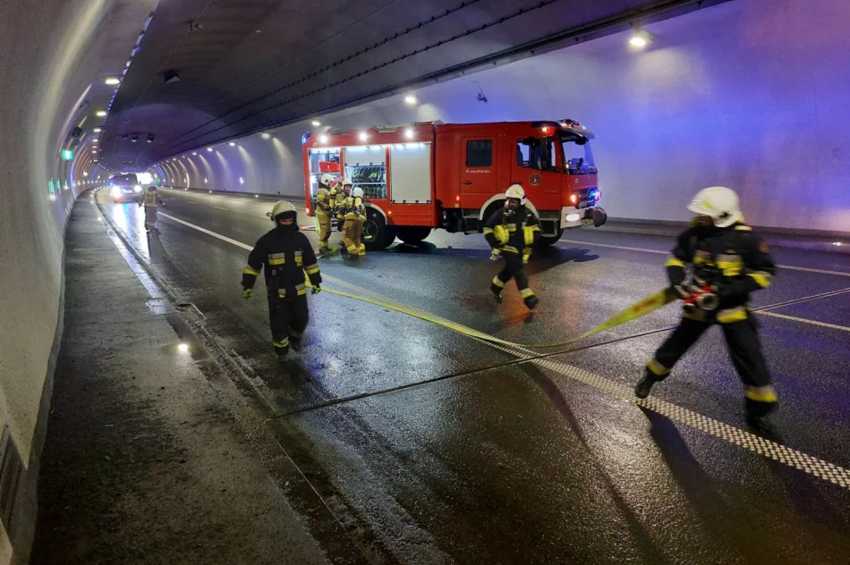 Ćwiczenia ratunkowe w tunelu pod Luboniem Małym (ZDJĘCIA) - zdjęcie 12
