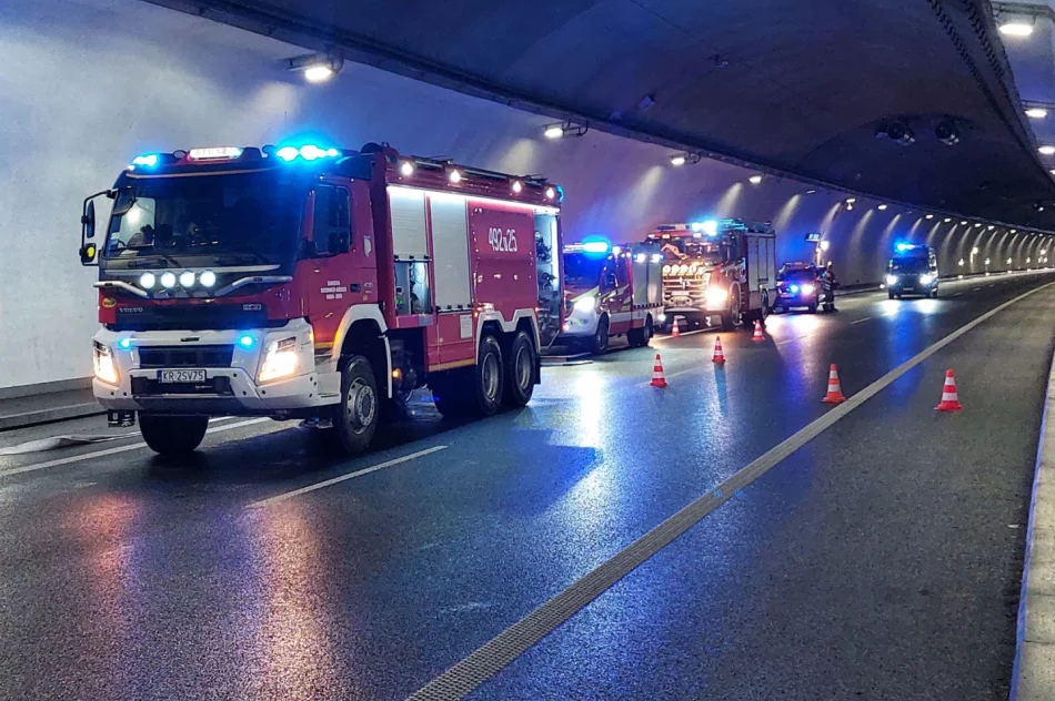 Ćwiczenia ratunkowe w tunelu pod Luboniem Małym (ZDJĘCIA) - zdjęcie 17