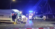 Pojazd dostawczy zderzył się z osobówką, dwie osoby ranne. Lądował LPR - zdjęcie 4