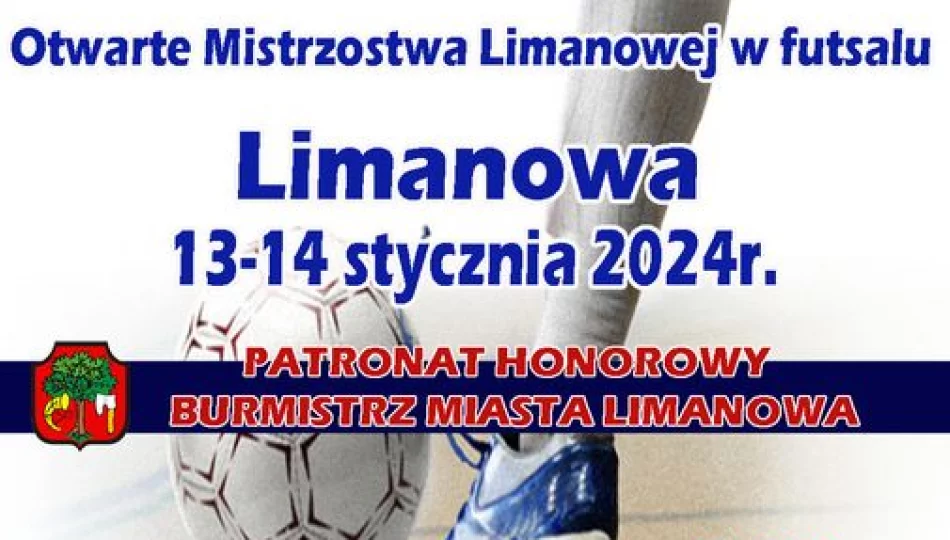 Trwa przyjmowanie zgłoszeń na Otwarte Mistrzostwa Limanowej w Futsalu FUTSALIMA - zdjęcie 1