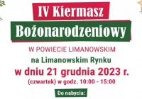 21 grudnia na limanowskim rynku odbędzie się „IV Kiermasz Bożonarodzeniowy” - zdjęcie główne