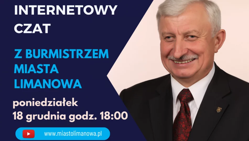 Burmistrz zaprasza na czat online z mieszkańcami - zdjęcie 1