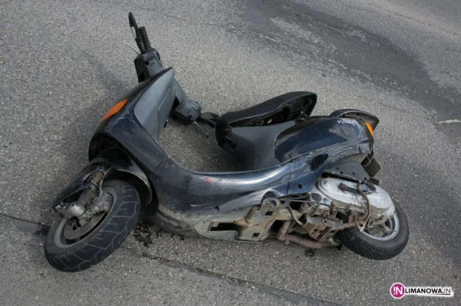 Wypadek kierowcy skutera i kolizja - zdjęcie 2