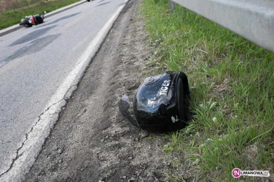 Wypadek kierowcy skutera i kolizja - zdjęcie 3