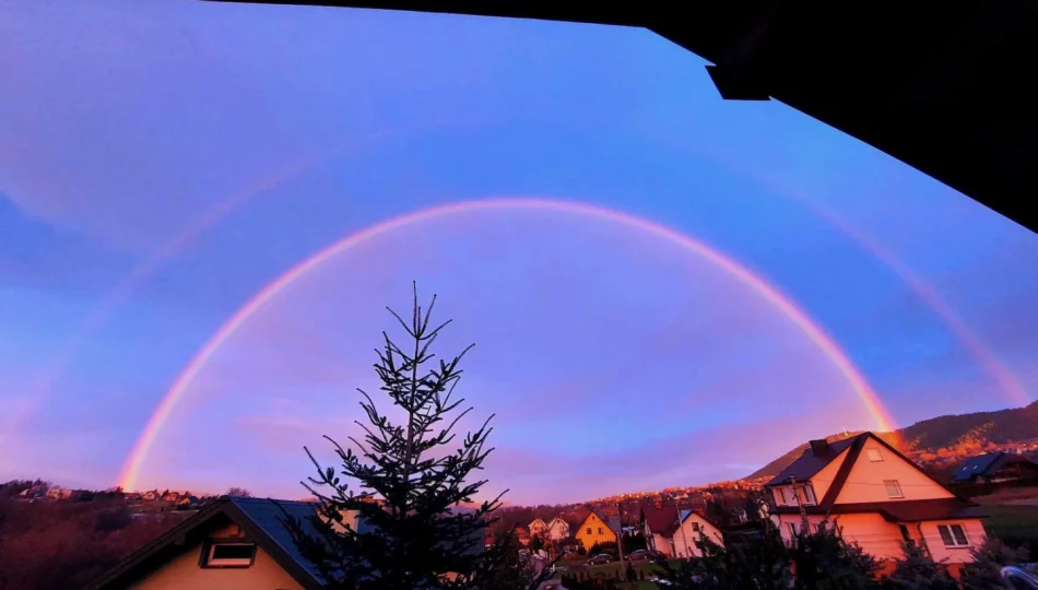 Tęcza nad Limanową - Wasze zdjęcia - zdjęcie 1