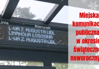 Komunikacja miejska w okresie świąteczno-noworocznym - zdjęcie główne
