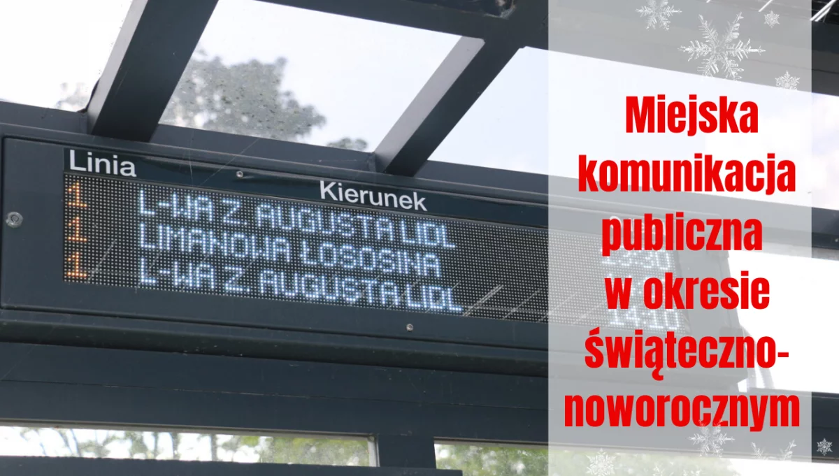 Świąteczne zmiany w rozkładzie jazdy autobusów miejskich