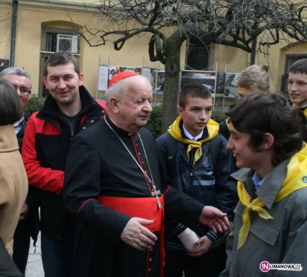 Kardynał spotkał się z Harnasiami