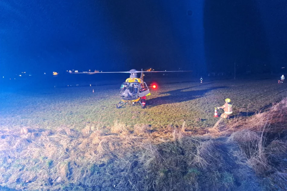 Wypadek w Waganowicach - pięć osób rannych  (zdjęcia) - zdjęcie 3