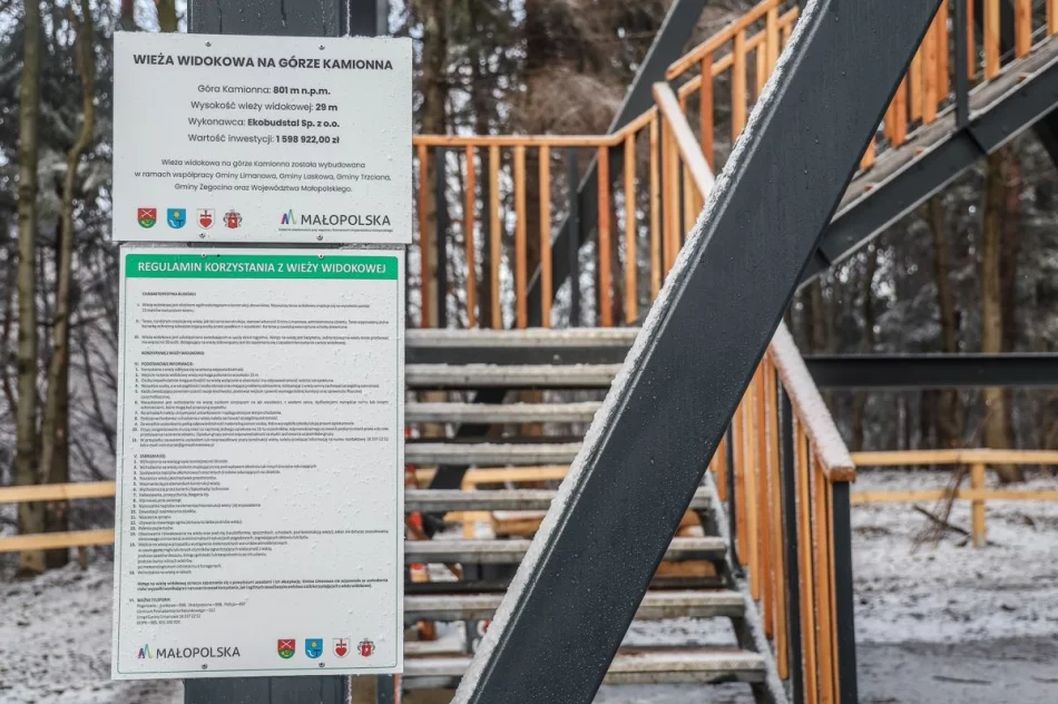 Najwyższa wieża widokowa w Beskidzie Wyspowym oficjalnie otwarta (ZDJĘCIA) - zdjęcie 3