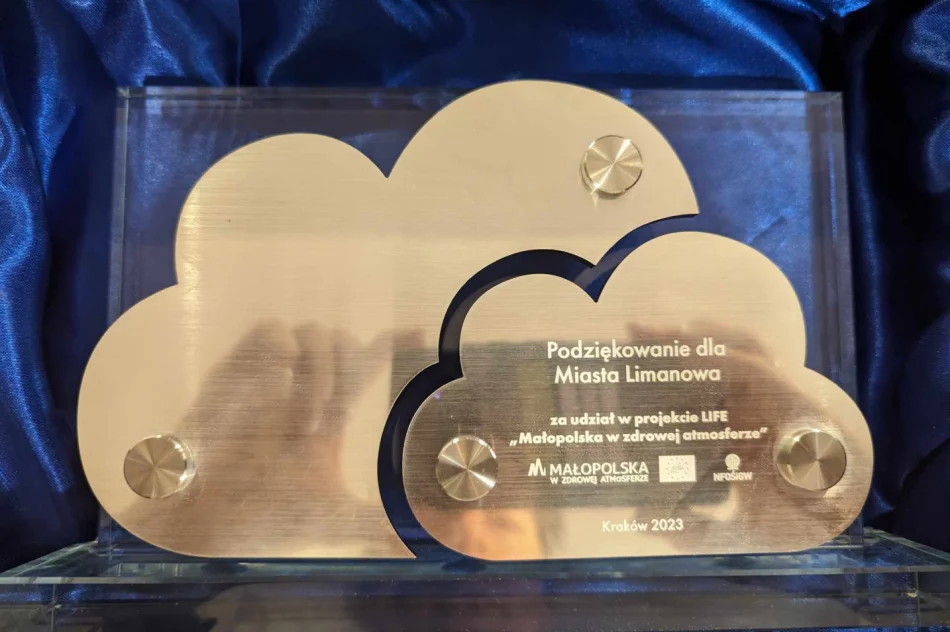 7 lat realizacji w projekcie LIFE MAŁOPOLSKA W ZDROWEJ ATMOSFERZE uhonorowane wyróżnieniem dla Miasta Limanowa - zdjęcie 4
