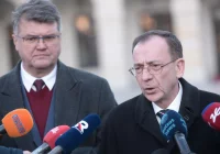 Mariusz Kamiński i Maciej Wąsik po wygłoszeniu oświadczeń wrócili do Pałacu Prezydenckiego - zdjęcie główne