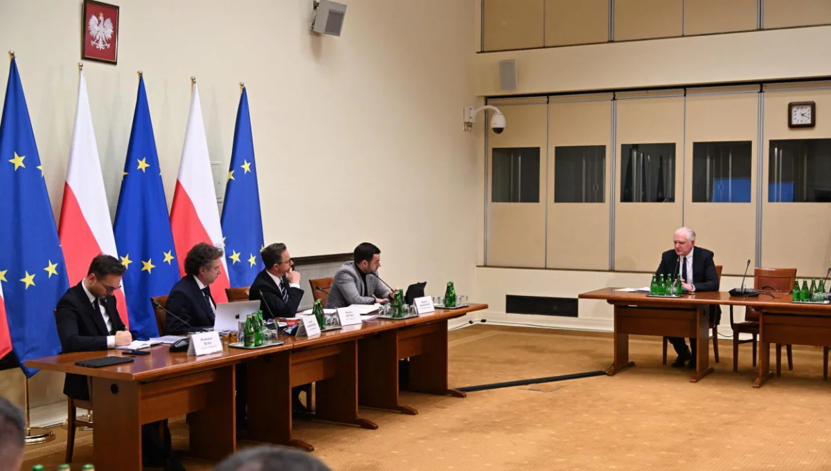 Przesłuchanie Jarosława Gowina przez Komisję Śledczą (Fot. PAP/Radek Pietruszka)