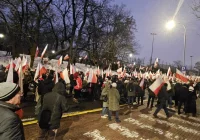 Lokalni działacze i sympatycy PiS w drodze na protest  - zdjęcie główne