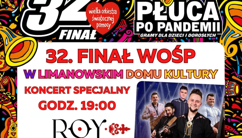 32. Finał WOŚP w Limanowej - znany program - zdjęcie 1