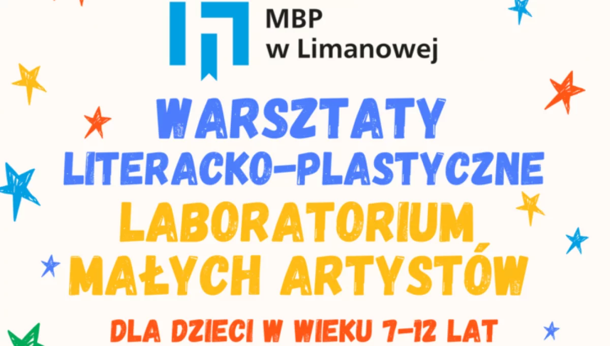 Warsztaty literacko-plastyczne „Laboratorium Małych Artystów”w Miejskiej Bibliotece Publicznej