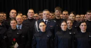 Ślubowanie nowych policjantów. Trzech trafi do Limanowej - zdjęcie 3