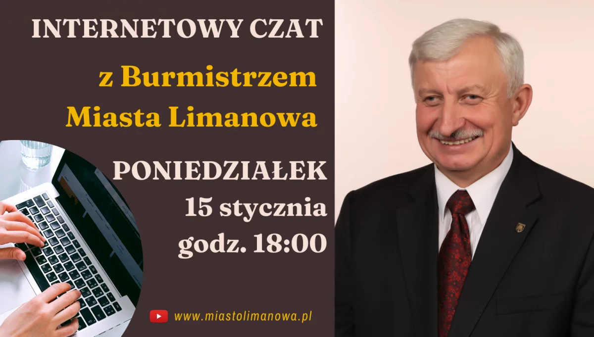 Dziś czat na żywo z burmistrzem 