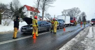 Zderzenie pojazdów na DK 28 - zdjęcie 3