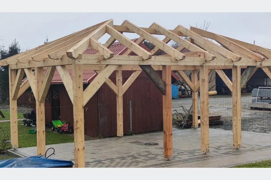 Deski szalunkowe więźba drewno - zdjęcie 2