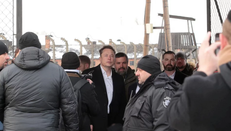 Elon Musk z wizytą w Muzeum Auschwitz-Birkenau - zdjęcie 1