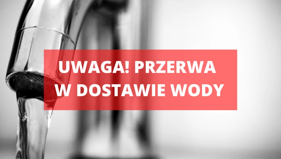 Czasowa przerwa w dostawie wody w miejscowości Sowliny - zdjęcie 1