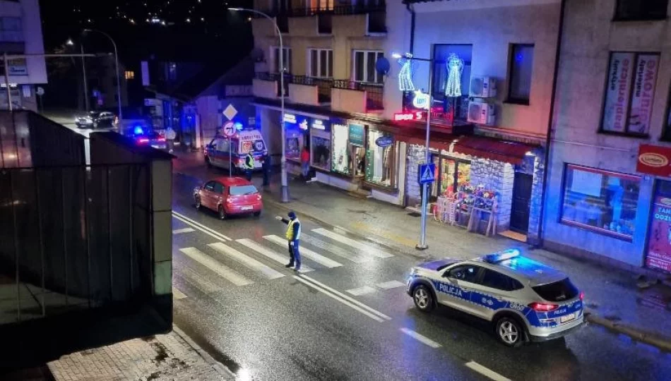 Potrącenie pieszej na DK 28  - zdjęcie 1