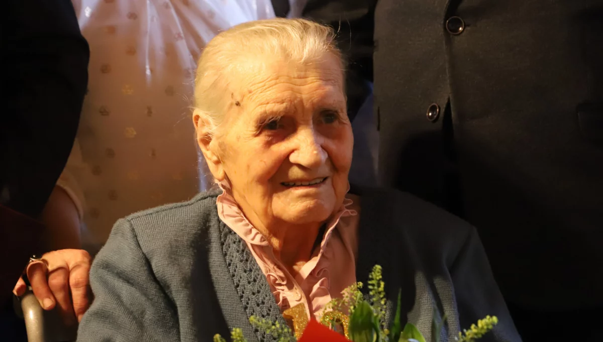 Maria Opiela, 101-latka z Kaniny/fot.: UG Limanowa