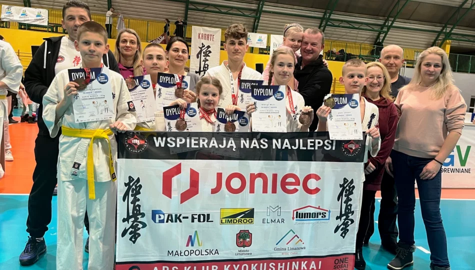 Kolejny sukces i 6 medali limanowskich karateków ARS Limanowa – JONIEC Team - zdjęcie 1