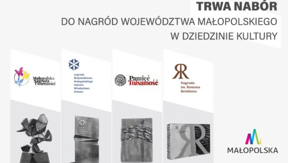 Trwa nabór wniosków do nagród Województwa Małopolskiego w dziedzinie kultury - zdjęcie 1