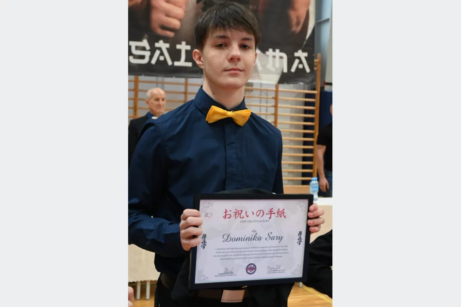 195 zawodników wzięło udział w 6 Limanowskiej Lidze Karate Kyokushin - zdjęcie 17