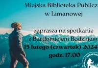 Spotkanie z Bartłomiejem Bodzkiem- projekt ,,Szerpowie Nadziei’’ w Miejskiej Bibliotece Publicznej - zdjęcie główne