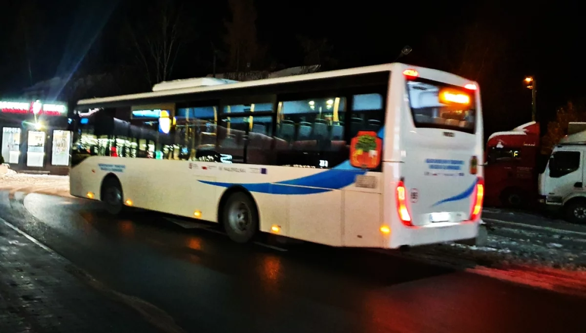 Autobus limanowskiej komunikacji miejskiej