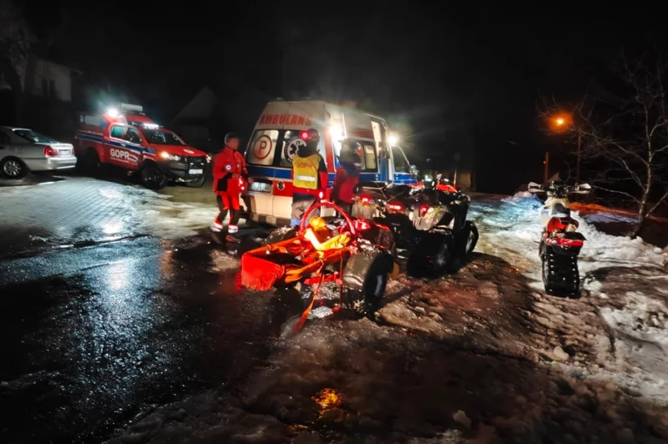 Dramatyczna akcja w górach. Nieprzytomny turysta i dwie próby lądowania śmigłowca - zdjęcie 5