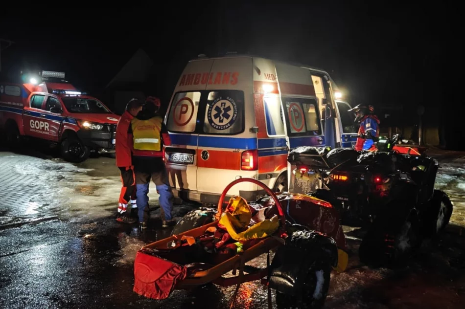 Dramatyczna akcja w górach. Nieprzytomny turysta i dwie próby lądowania śmigłowca - zdjęcie 6