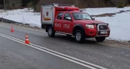 Jechał za szybko - samochód dachował - zdjęcie 3