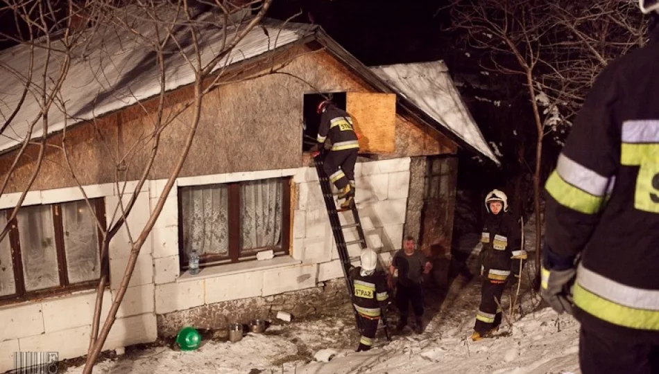 Pożar od komina - zdjęcie 1