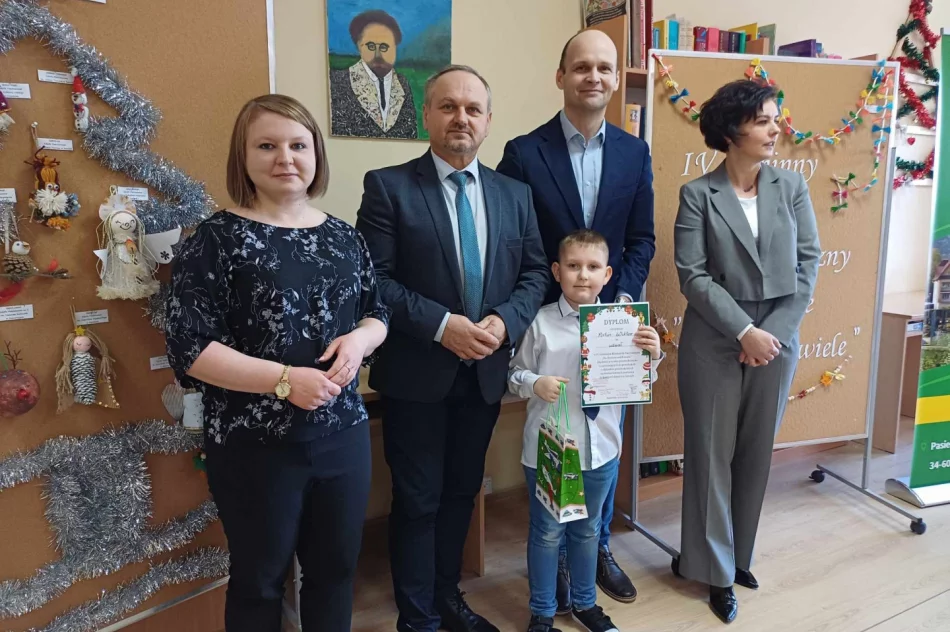 Podsumowanie IV Gminnego Konkursu Plastycznego „Na choince ozdób wiele” - zdjęcie 2