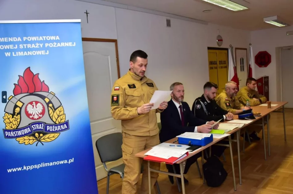 OSP Limanowa nagrodzona za II miejsce w konkursie „Ratowanie weszło nam w krew” - zdjęcie 5