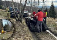 ​Skomplikowana akcja ratunkowa w masywie leśnym - zdjęcie główne