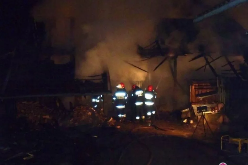 51 strażaków gasiło stodołę - zdjęcie 3