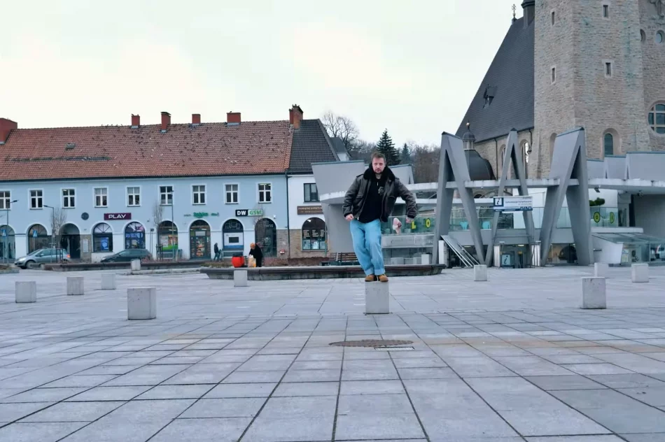 "Człowiek Warga" odwiedził Limanową. Mówił o betonozie i... kierowcach - zdjęcie 2