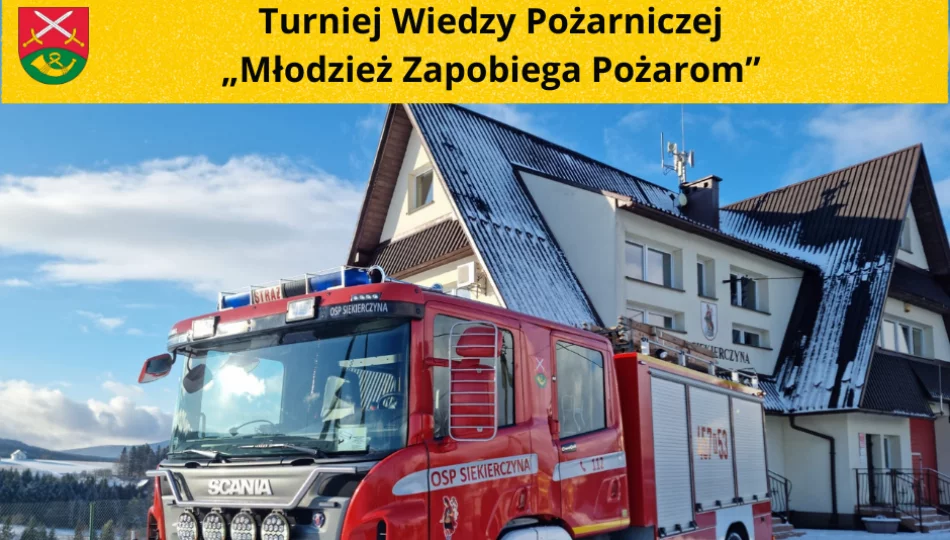 Turniej Wiedzy Pożarniczej „Młodzież Zapobiega Pożarom” - zdjęcie 1