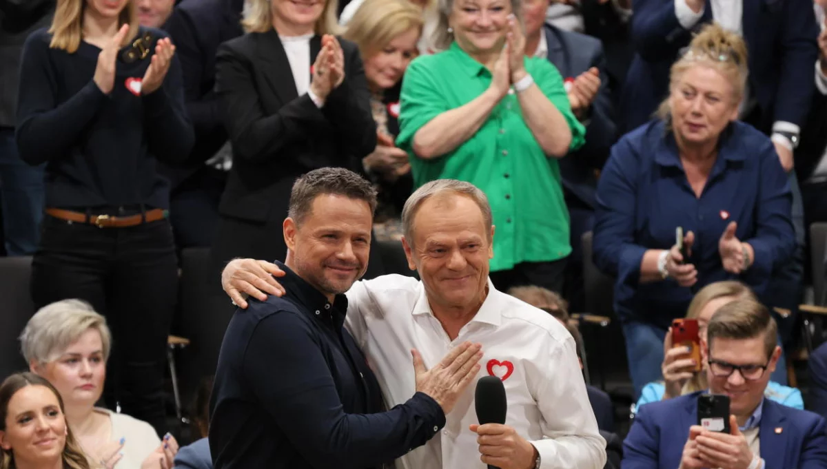 Na zdjęciu Rafał Trzaskowski i Donald Tusk
