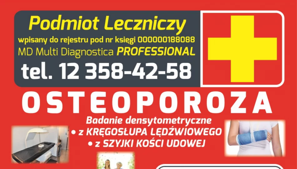 Zbadaj swoje kości - badanie osteoporozy w Limanowej - zdjęcie 1