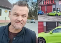 Znany dziennikarz w sportowym aucie na ulicach Limanowej - zdjęcie główne