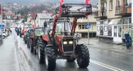 Ogromna manifestacja rolników w Limanowej (ZAPIS TRANSMISJi) - zdjęcie 3