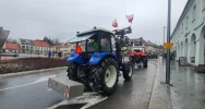 Ogromna manifestacja rolników w Limanowej (ZAPIS TRANSMISJi) - zdjęcie 5
