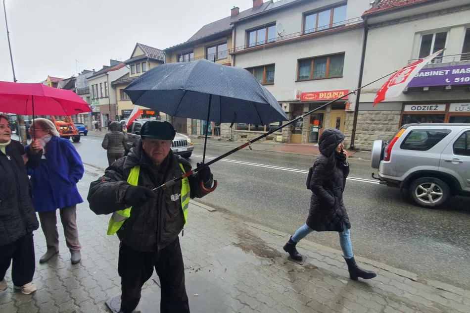 Ogromna manifestacja rolników w Limanowej (ZAPIS TRANSMISJi) - zdjęcie 18