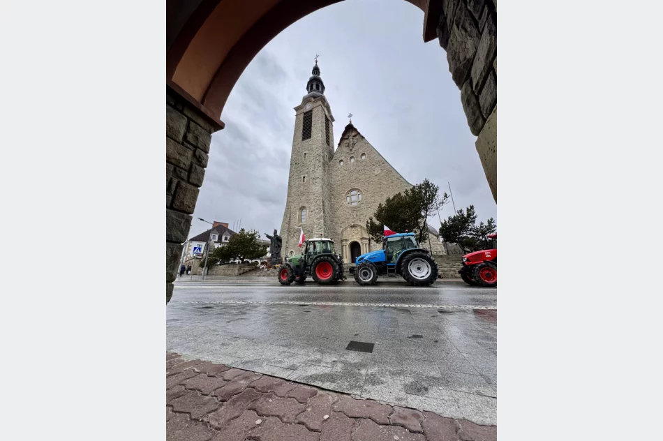 Protest rolników w Limanowej - zdjęcie 5